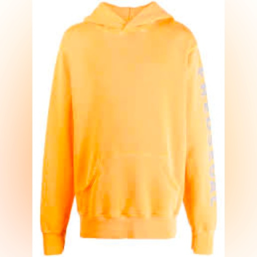 Fred Segal orange hoodie, size 2 (fits like an XL), only worn twice